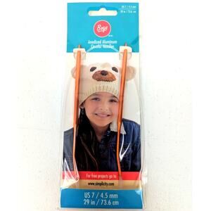 NEW Boye Anodized Circular Knitting Needles 29" Size 7